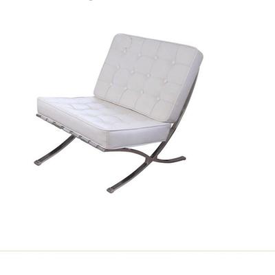 Artsome Decgan White Leather Chair