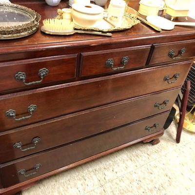This is a Solid wood dresser 44