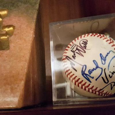 Country Artist Mark Wills, Randy Owen Lead singer of Alabama and Coach Vince Dooley signed Ball