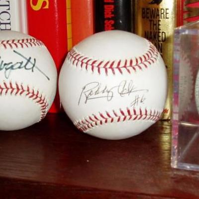 Hall of Famer Phil Niekro and Ricky Camp Signed Ball and Jeff Foxworthy and Jimmy Hall among others signed ball.  