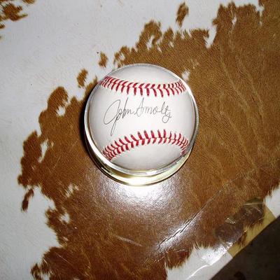 John Smoltz Autographed Baseball  