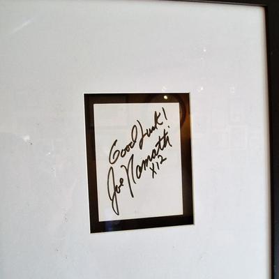 Autograph of Joe Namath
