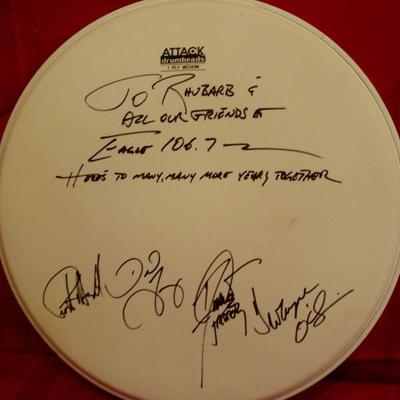 Autographed Drum Head