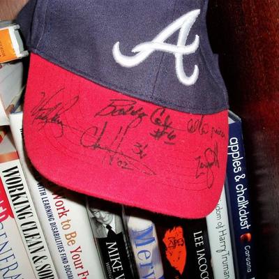 Braves Hat signed by Bobby Cox and others  