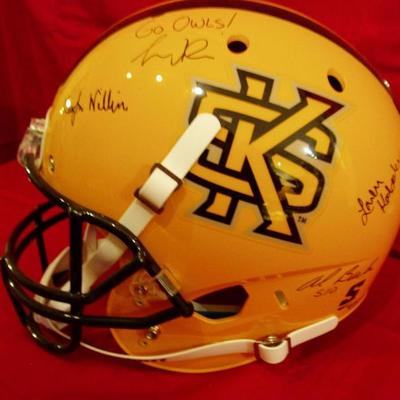 Signed Kennesaw State Helmet