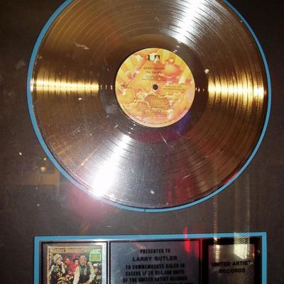 Kenny Rogers Gold Record for The Gambler