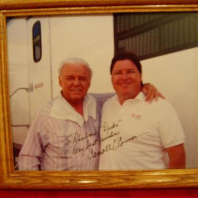 Autographed Carrol O'Connor Photo from "In the Heat of the Night" Series