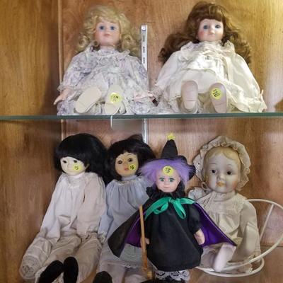 Many dolls..most $10 each