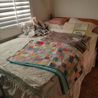 Clean bed with frame
