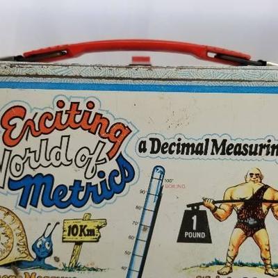 1976 The Exciting World of Metrics Vintage Metal L ...