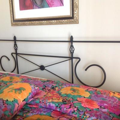 King bed and headboard
