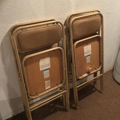  Vintage Samsonite folding chairs 