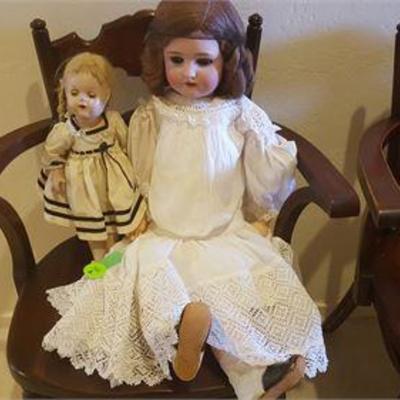 Vintage Heinrich Handwerch Bisque Doll