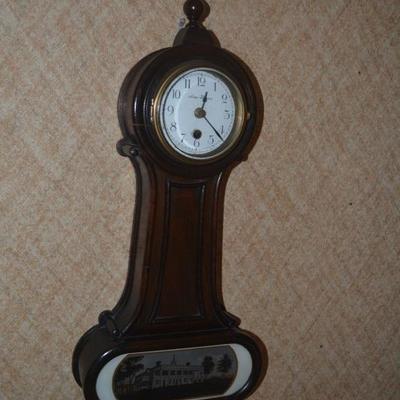 Antique clock with modern workings