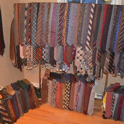 More Neckties than is humanly p[ossible