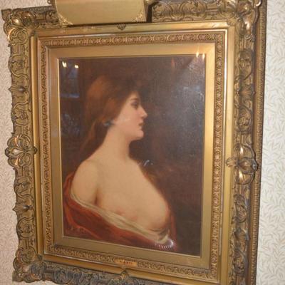 French painter Angelo Asti nude original oil