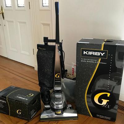 The Kirby Gsix® Home Care System, vacuum and rug shampoo