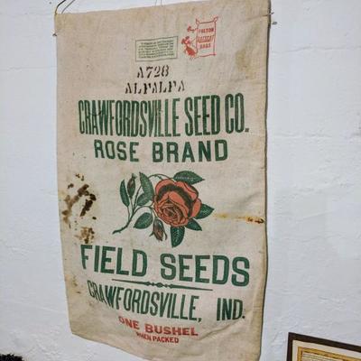 Crawfordsville Seed Co Seed bag