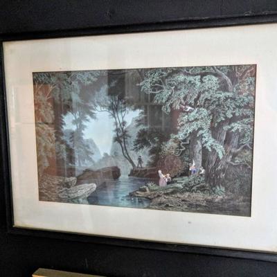 Currier and Ives "Summer in the Woods" Giclee print