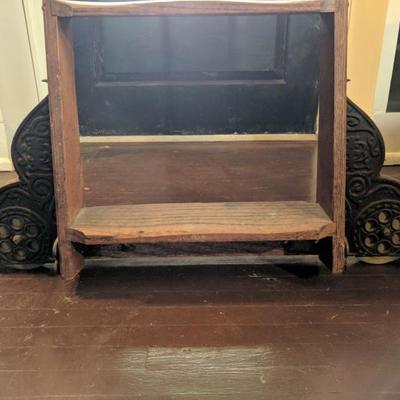 Antique Rolling Library Ladder Bottom