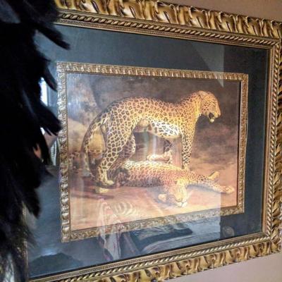 Framed Leopard Print