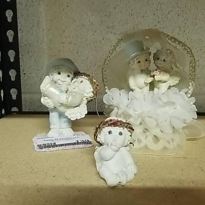 Lot of 3 Dreamsicle Figurines- Bride and Groom C ...