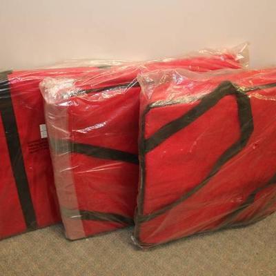 3 NEW Winco Pizza Delivery Bags - Red
