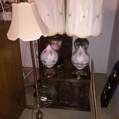 fabulous retro lamps, several to choose, perfect condition