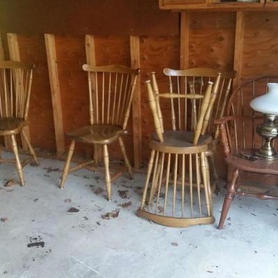6x Duckloe windsor chairs, other chairs, accent chairs