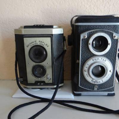 Vintage Kodak Brownie camera & other vintage camer ...