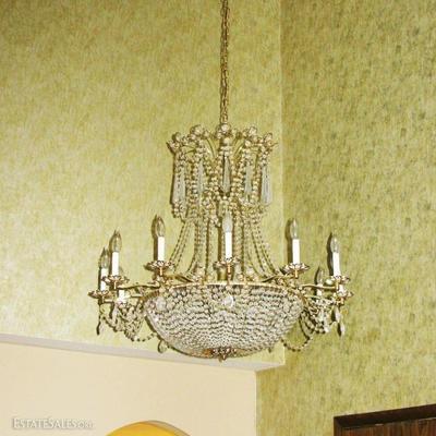 BUY it NOW Strauss crystal large chandelier  $ 2,300.00 