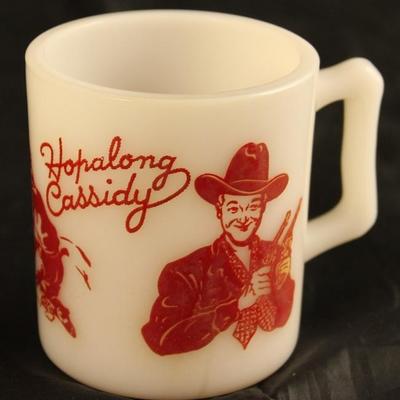 Hazel Atlas Hopalong Cassidy Mug  c.1950's