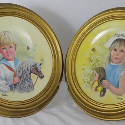 Collectors Masterpiece,  The Royal Collection by Lorraine Tester 1976:  Little Men "Come Ride with Me" and Little Women...
