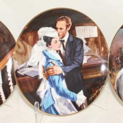 Bradford Exchange 1988 Gone With the Wind Golden Anniversary Series by Howard Rogers Plates: "Melanie and Ashley",  "A...