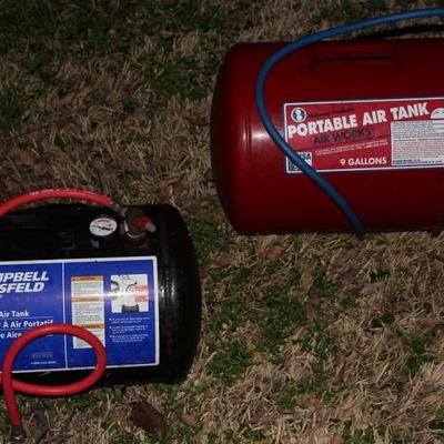 Campbell Hausfeld Portable Air Tank and Midwest Products Portable Air Tank "Air Works" 9 gallon