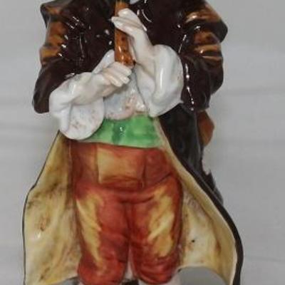 Capodimonte Majolica Glaze "Boy with Flute" Figurine (7"H)