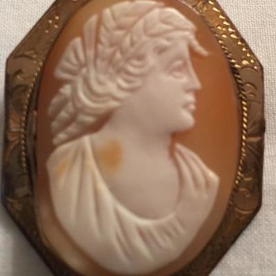 Antique Hand Carved Cameo 