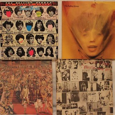 The Rolling Stones:  "Some Girls"  1978,  "Goat's Head Soup" 1973,  "It's Only Rock'n Roll"...