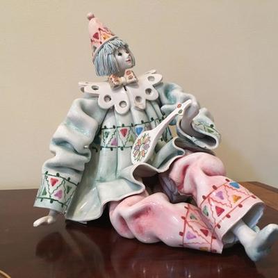 Clown Figurine, Made in Italy 