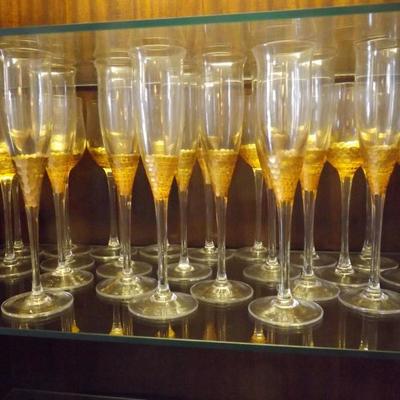 Lenox Flutes, Wine & Goblets 12 each