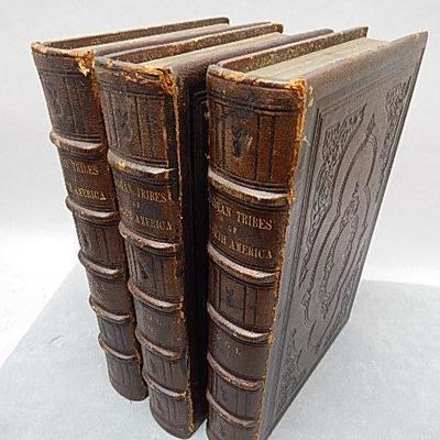 Indians Tribes of North America 3 Volume Set by James McKenney and James Hall published by Rice & Hart, 1855