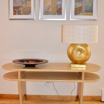 Modern hall table from Lexington Furniture