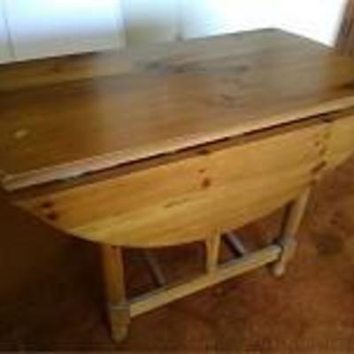 Wood Drop Leaf Table