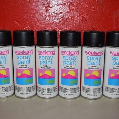6 Cans Spray Paint