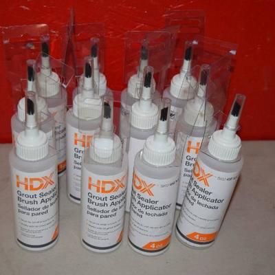 12 Bottles HDX Grout Sealer Brush Applicator