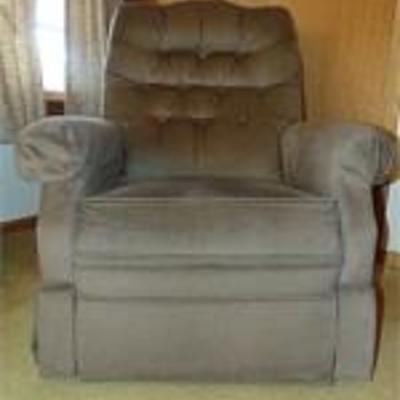 Taupe Colored Lazy Boy Reclining Rocking Chair