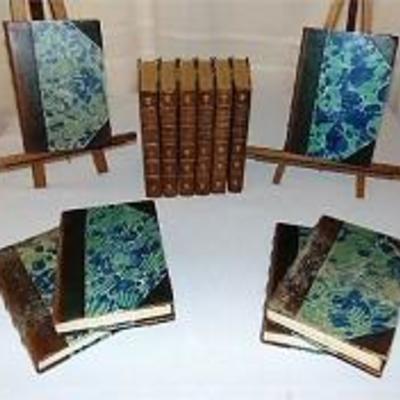 Antique Leather Bound 12 Works of Eugene Field 1800's