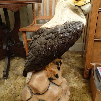 Large plaster Eagle statue