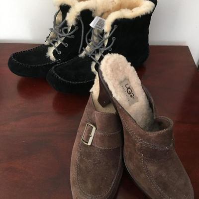 Ugg Boots and Suede Clogs 