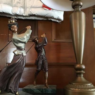 Icarus Bronze Golfers 